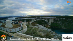 Skradin, řeka Krka, most A1