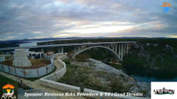 Skradin, řeka Krka, most A1