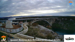 Skradin, řeka Krka, most A1