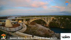 Skradin, řeka Krka, most A1