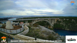 Skradin, řeka Krka, most A1