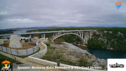 Skradin, řeka Krka, most A1