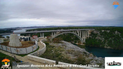 Skradin, řeka Krka, most A1