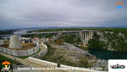 Skradin, řeka Krka, most A1