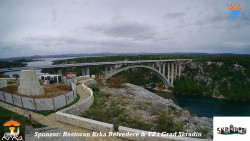 Skradin, řeka Krka, most A1