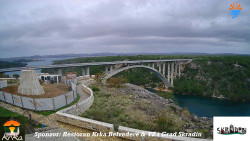 Skradin, řeka Krka, most A1