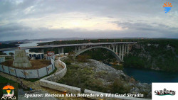 Skradin, řeka Krka, most A1