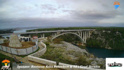 Skradin, řeka Krka, most A1