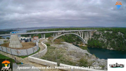 Skradin, řeka Krka, most A1