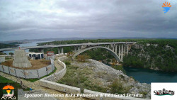 Skradin, řeka Krka, most A1