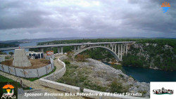 Skradin, řeka Krka, most A1