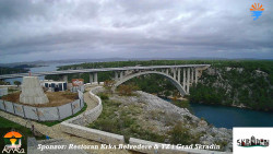 Skradin, řeka Krka, most A1