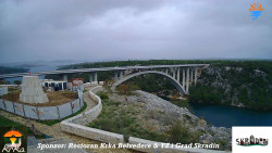 Skradin, řeka Krka, most A1