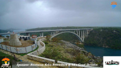 Skradin, řeka Krka, most A1