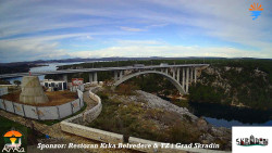 Skradin, řeka Krka, most A1
