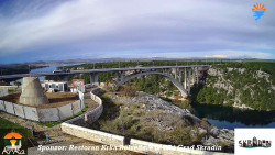 Skradin, řeka Krka, most A1