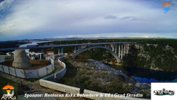 Skradin, řeka Krka, most A1