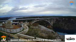Skradin, řeka Krka, most A1