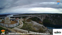 Skradin, řeka Krka, most A1