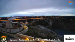 Skradin, řeka Krka, most A1