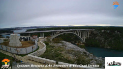 Skradin, řeka Krka, most A1