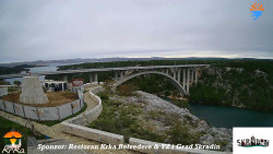 Skradin, řeka Krka, most A1