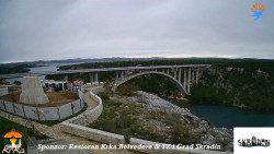 Skradin, řeka Krka, most A1