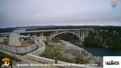 Skradin, řeka Krka, most A1