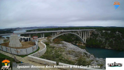 Skradin, řeka Krka, most A1