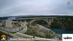 Skradin, řeka Krka, most A1