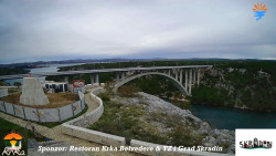 Skradin, řeka Krka, most A1