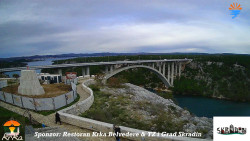 Skradin, řeka Krka, most A1