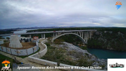 Skradin, řeka Krka, most A1
