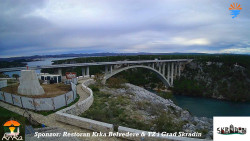Skradin, řeka Krka, most A1