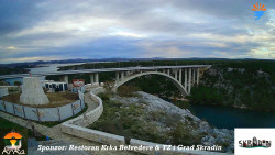 Skradin, řeka Krka, most A1