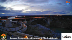 Skradin, řeka Krka, most A1