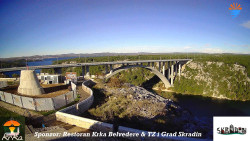 Skradin, řeka Krka, most A1