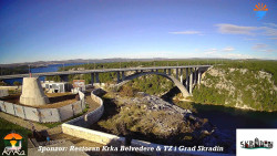 Skradin, řeka Krka, most A1