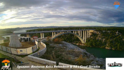 Skradin, řeka Krka, most A1