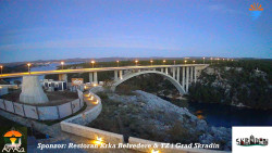 Skradin, řeka Krka, most A1