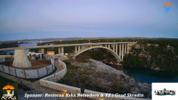 Skradin, řeka Krka, most A1