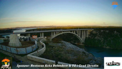 Skradin, řeka Krka, most A1