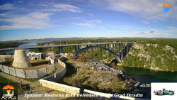 Skradin, řeka Krka, most A1