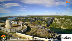 Skradin, řeka Krka, most A1