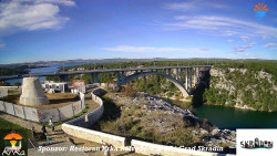 Skradin, řeka Krka, most A1