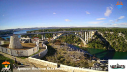 Skradin, řeka Krka, most A1