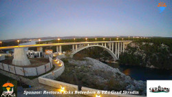 Skradin, řeka Krka, most A1