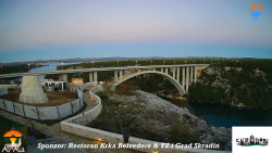 Skradin, řeka Krka, most A1