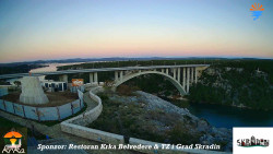 Skradin, řeka Krka, most A1