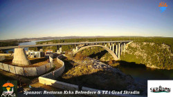 Skradin, řeka Krka, most A1
